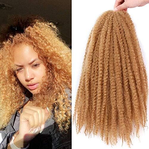 3Pcs/ Lot Marley Braiding Hair Afro Kinkys Twist Hair 18Inch Kanekalon Synthetic Soft Twist Braids Hair Extensions for Black Women (#27)