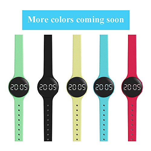 iGANK Fitness Tracker Watch, T6A Non-Bluetooth Smart Bracelet Walking Pedometer Watch Step Counter/Calorie Burned/Distance/Alarm/Stopwatch for Kids Men Women (Black) - Thumbnail 6