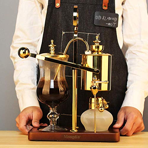 YAeele Royal Belgian Pot Heim Edelstahl belgische Kaffeekanne Syphon Manuelle Kaffeemaschine – Bild 6