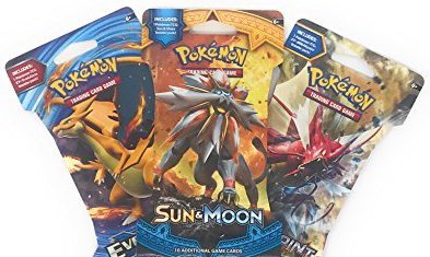 Pokemon tcg: 3 random booster packs + free gift 15x ace s metalli…
