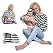 Nursing Cover |Baby Car Seat Canopy | Breastfeeding Cover Up for Boys and Girls | Multi Use Infinity Mom Scarf | Carry Bag and Baby Beanie Included by Engelstyling