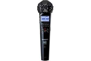 Zoom M2 MicTrak with 32-Bit Float, X/Y Mic Capsule, Stereo Mode, Mono Mode, Normalization, On-Board Monitoring, Battery Powered, For Musicians, Podcasters, and ENG