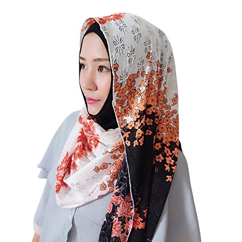 Zhengpin Lace Printed Long Jersey Hijabs Scarves Cape Shawl Ladies Wrap Hijab