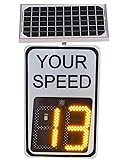 20''X27'' Solar Powered Radar Feedback Sign, Road