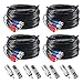 ZOSI 4 Pack 100FT 30M HD CCTV Video Power Wire BNC RCA Cord Cable for Security Camera DVR System primary