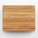 InterDesign Formbu Bath Collection, Soap Dish, Natural Bamboo/Clear