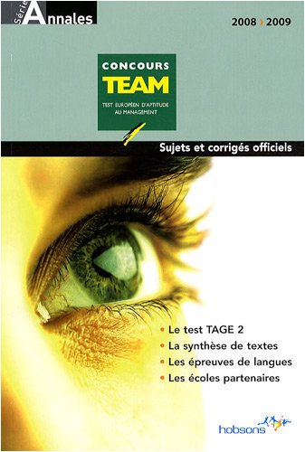 Annales TEAM