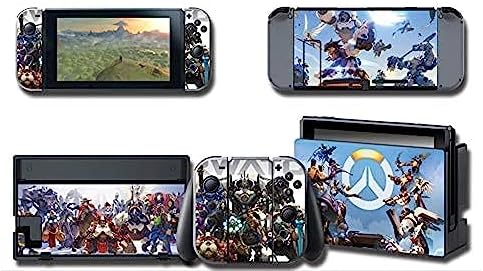 Overwatch Skin Sticker For Nintendo Switch Console With Controller