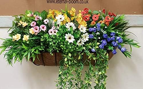 Eternal Bloom Artificial Wall Manger, Wildflower Flowers Mixed