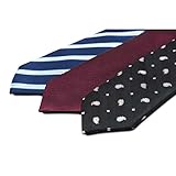 Salt & Dapper Mens Woven Silk Luxury Tie With Tie Bar & Giftbox