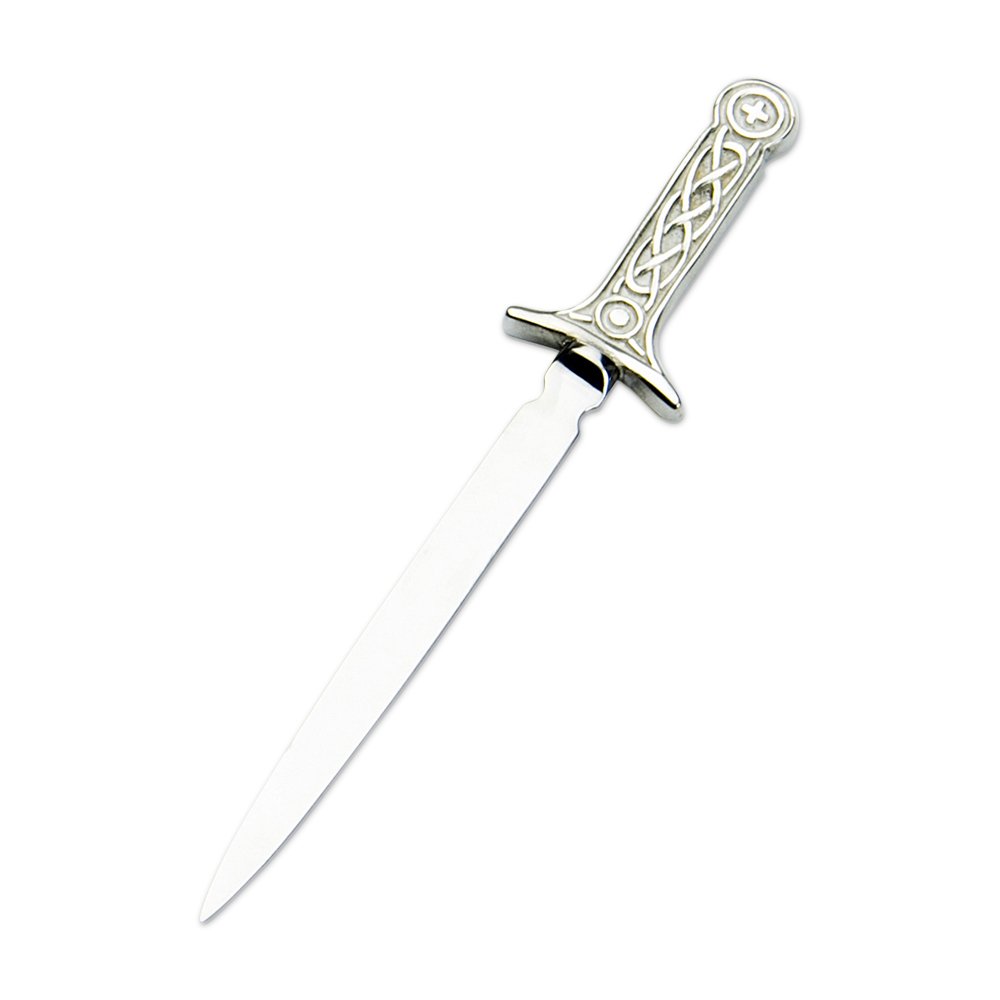 Edwin Blyde & Co Celtic Sword Design Pewter Handle/Stainless Steel Blade Letter Opener
