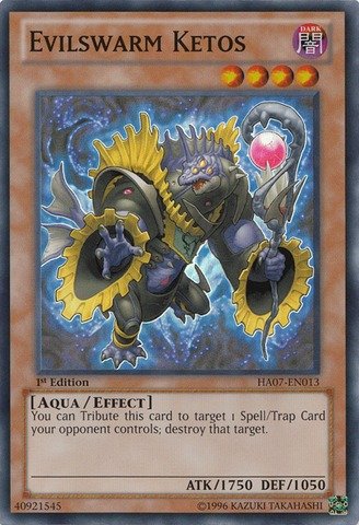 Yu-Gi-Oh! - Evilswarm Ketos (HA07-EN013) - Hidden Arsenal 7: Knight of Stars - 1st Edition - Super Rare