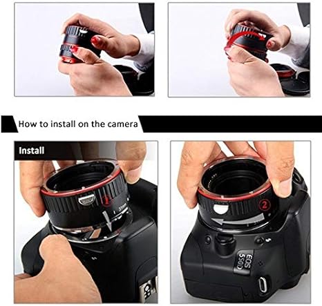 RONSHIN Metal Mount Lens Adapter Auto Focus AF Macro Extension Tube