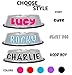 Personalized Dog Bowl –Customizable Pet Name 3D Print Design 32 Oz Stainless Steel Bowls With Anti-Skid Rubber Base for Food or Water Perfect Dish for Dog Puppy Cat and Kitten