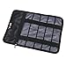 BUBM Travel Cable Organizer, Electronic Accessories Bag Roll up Management for Cord, Plug, USB Flash Drive, Earphone and More, Lightweight and Compact, Black