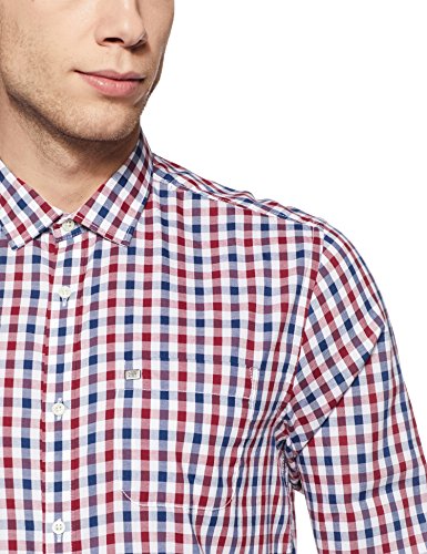 blackberrys-Mens-Checkered-Regular-Fit-Formal-Shirt