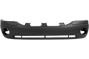 MBI AUTO - Primered, Front Bumper Cover Fascia Compatible with 2002-2009 GMC Envoy SUV SLE SLT 02-09, GM1000641