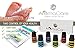 Aromatherapy Essential Oils Gift Set in a EXCLUSIVE WHITE BOX (Lavender, Peppermint, Lemongrass, TeaTree, Eucalyptus, Bergamot) FREE Essential Oil Pendant and ebook