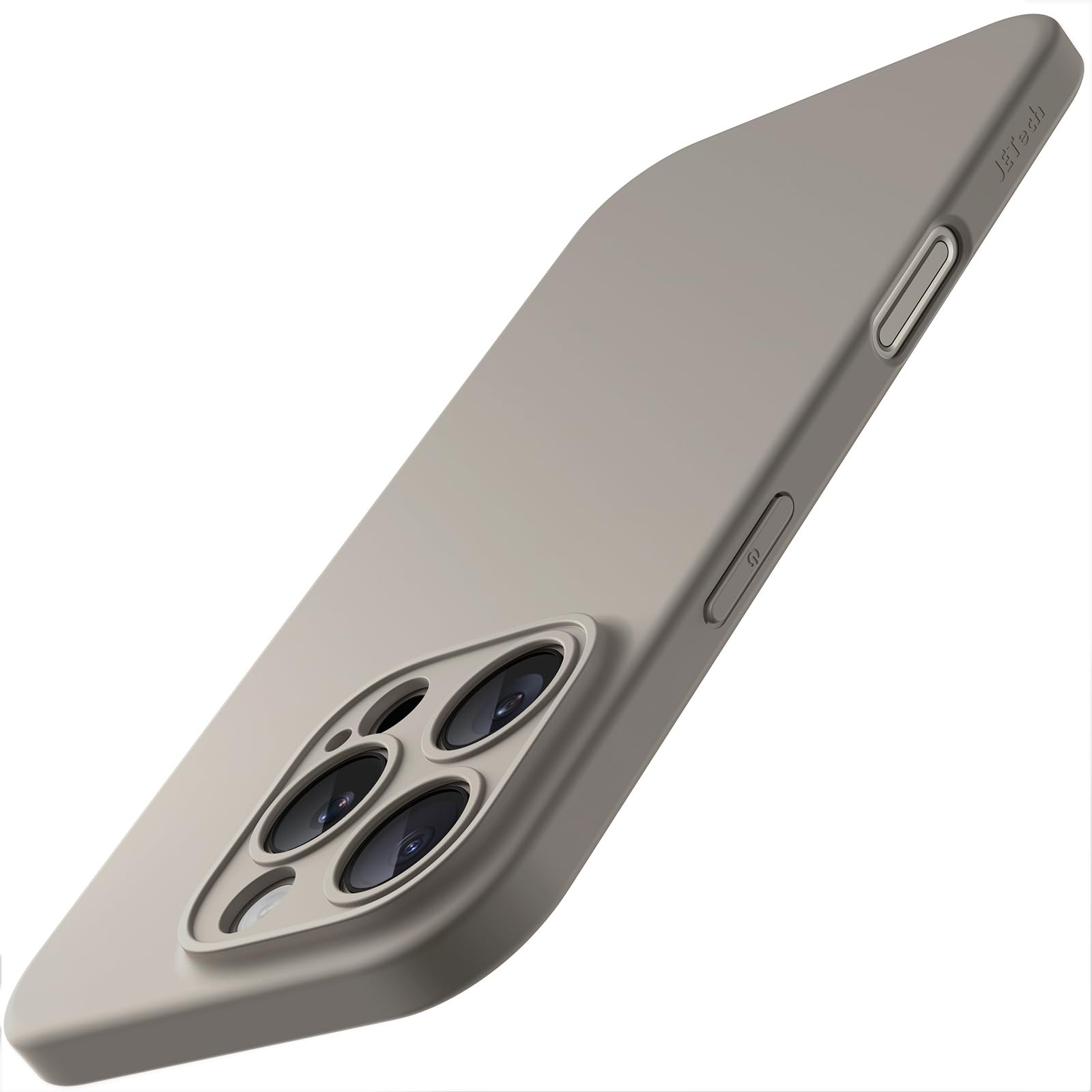 Photo 1 of JETech Slim Case for iPhone 16 Pro Max 6.9-Inch with Camera Lens Full Protection, Ultra-Thin Lightweight Matte Finish Minimalist Protective Phone Cover (Natural Titanium)