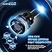 NINEO 880 LED Headlight Bulbs w/Small Size,10000LM 6500K Cool White CREE Chips All-in-One Conversion Kit