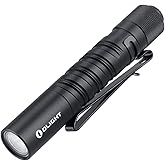 OLIGHT I3T EOS Small EDC Flashlight Handheld LED Light (Black) | 180LM,Slim Mini Handheld Light,60M Throw,IPX8 Waterproof,Lig