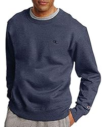 Champion Men's Powerblend Fleece Crew, C Logo