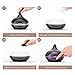 VicTsing 300ml Essential Oil Diffuser, Wood Grain Ultrasonic Aroma Cool Mist Humidifier for Office Home Bedroom Baby Room Study Yoga Spa (Grey and Black)