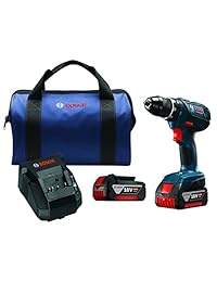Bosch dds181 a-01 18 V Iones de litio 1 2" Compact Tough Drill Driver Kit con baterías fatpack