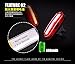 Bicycle Tail Light with USB Rechargeable,(New Design by Xawy)Ultra Red and Blue Bright 6 Modes In One Rear LED Safety Strobe Flashing Light Compatible With Bikes, Helmets, Bags