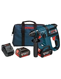 Bosch rhh181 01 Batería de iones de litio Brushless 3 4-Inch SDS-Plus martillo perforador