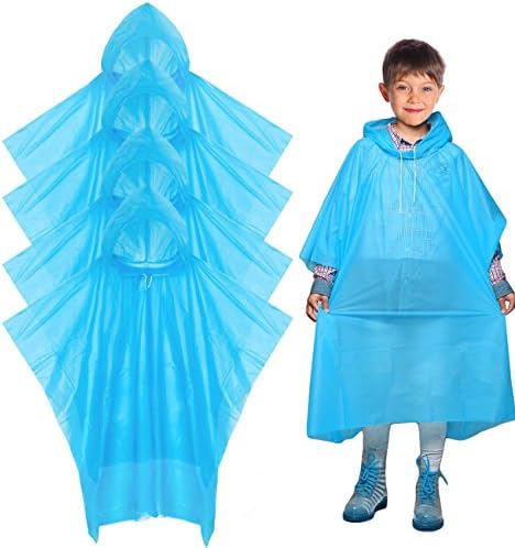 Rain Poncho - Waterproof Ponchos Outdoor Portable Lightweight Emergency Raincoat