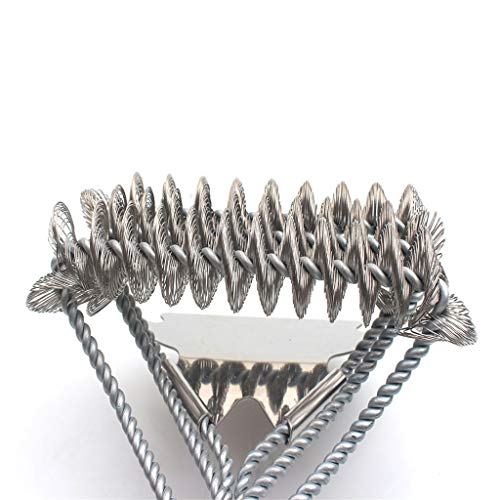 Gotian Grill Brush Safe BBQ Cleaning Brush Best Stainless Steel Grilling Accessories, Perfectly on Gas, Charcoal, Smoker, Porcelain, Infrared Grill - Thumbnail 3
