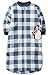 Carters One Piece Zoo Animals Micro Fleece Sleep Bag or Sack (0-9 Months, Blue Check Penguin)