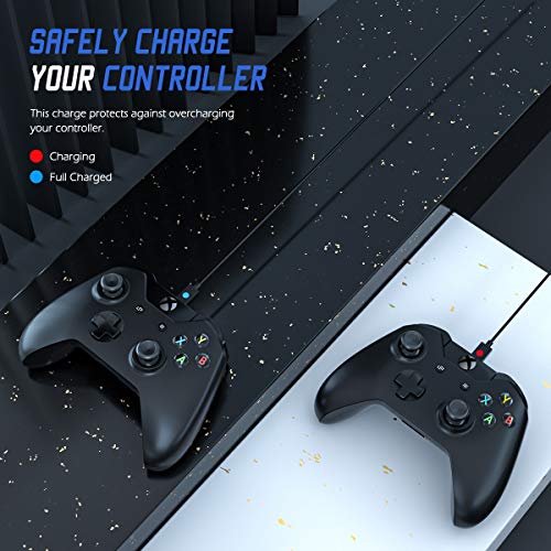 YCCTEAM Battery Pack for Xbox One Controller, 2 X 1200mAh Rechargeable Battery Pack Play and Charge Kit Xbox One,Xbox One S,Xbox One X,Xbox One Elite Controller