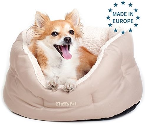 Luxury Dog Bed - Unique Fancy &amp; Cosy Medium Sized Dog Snuggle Bed By FluffyPal - Comfy Place To Rest &amp; Lounge Around! Easy Washable And Hypoallergenic Puppy Bed To Keep Your Family Member Happy!