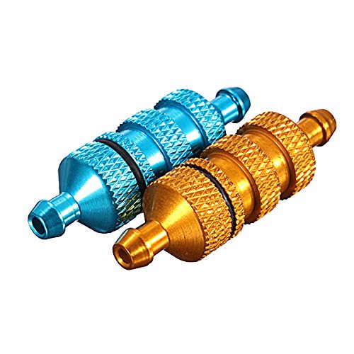 RISHIL WORLD Alloy 1/10 Fuel Filter Spare Parts for HSP Remote Control Engine Nitro Single Item.