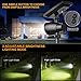 InnoGear 3rd Version 6 LED Solar Lights Outdoor 2-in-1 Solar Spotlights Adjustable Wall Light Landscape Light Security Lighting Auto On/Off for Yard Garden Driveway Porch Walkway Pool Patio, Pack of 2