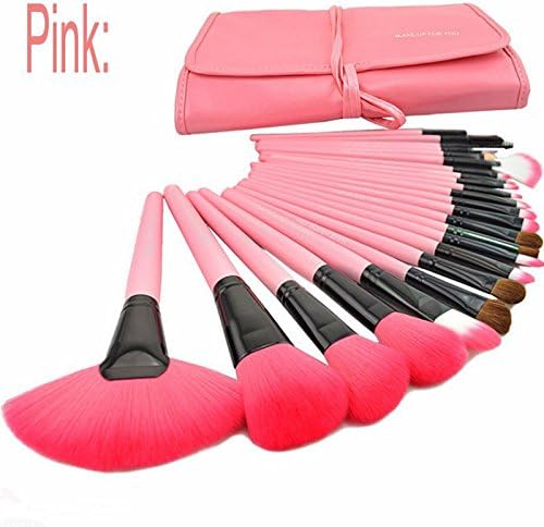 Ziaxa(TM) HOT Professional 24 pcs Paintbrushes of Makeup Brushes tools set Make-up Toiletry Kit Wool Brand hand to Make Up Brush Set Case