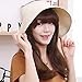 BMC 2pk Womens Roll Up Collapsible Travel Outdoor Straw Sun Hats: Tan + Khaki
