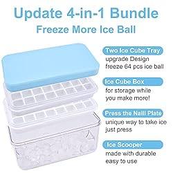 Burfocus Ice Cube Tray, Ice Trays Ice Ball Maker