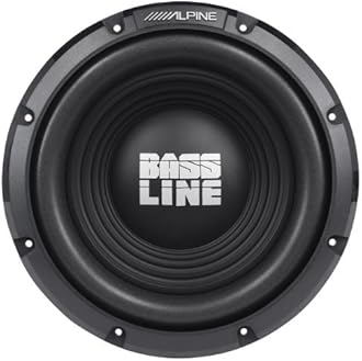 Alpine SWA-10S4 10" 750 Watts Peak / 250 Watts RMS 4-Ohm Bass Line Series Car Subwoofer