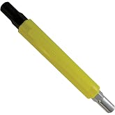 Jameson 32-216C 2-in-1 Can Wrench, 3/8 in. &amp; 7/16 in. Insulated Hex Nut Socket, High-Visibility Handle for Tight Spaces