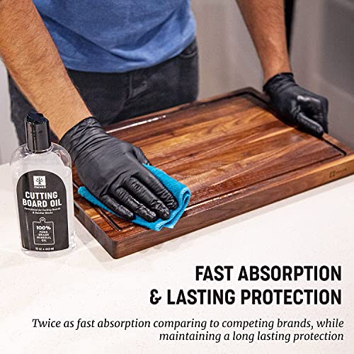 Food Grade Mineral Oil for Cutting Boards (15 Oz) Butcher Blocks and