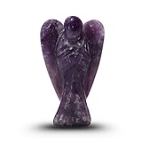 ANAYA AGATE Lepidolite Angel Statue