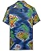 Hawaiian Shirt 8 Mens Scenic Flower Print Beach Aloha Party Black XL