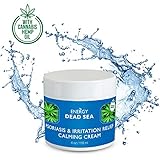 Calming Psoriasis Cream - Dead Sea Minerals Treatment Cream for Eczema Rosacea Dermatitis - Special Blend of Minerals Herbs & Vitamins - Provides Instant Relief to Itchy Rashed & Irritated Skin