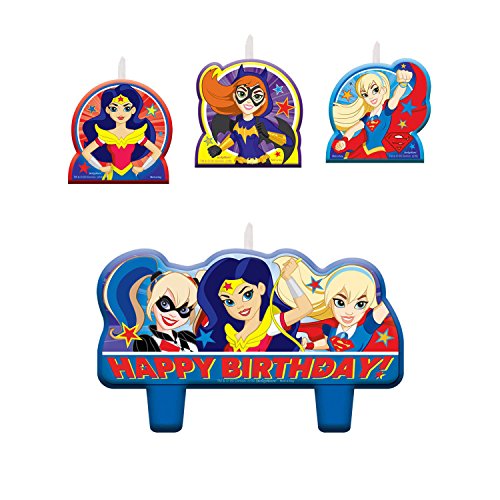 Morris Costumes Dc Superhero Girls Candle Set