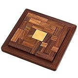 ShalinIndia Handmade Indian Wood Jigsaw Puzzle - Wooden Toys for Kids - Travel Games for Families - Unique Gifts for Children