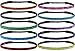 Hipsy Women's Glitter Adjustable Non-Slip Headband Mother Daughter 10pk