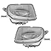 Brock Replacement Driver and Passenger Fog Lights Lamps Compatible with E-Class C43 CLK320 SLK230 1708200156 1708200256